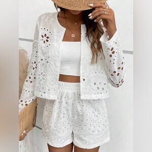 Two piece lace set